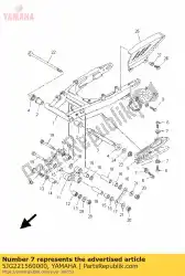 Here you can order the washer, plate from Yamaha, with part number 5JG221560000: