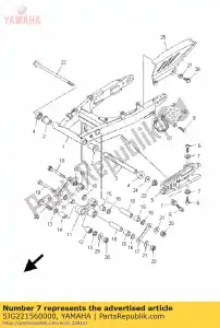 yamaha 5JG221560000 washer, plate - Bottom side