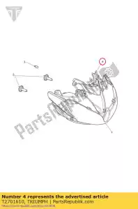 triumph T2701610 unidade de luz de posição - Lado inferior