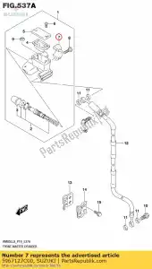 suzuki 5967127C00 holder,master c - Bottom side