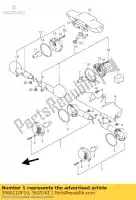 3560210F10, Suzuki, lampa, przód, obrót, d? suzuki vl intruder lc vl1500 1500 , Nowy