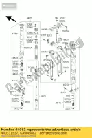 440131517, Kawasaki, forcella-tubo interna, sinistra kawasaki kx  m kx125 kx250 125 250 , Nuovo