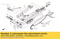 40510ML4000, Honda, geen beschrijving beschikbaar op dit moment honda cb 450 1986 1988, Nieuw