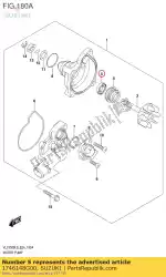 Here you can order the seal,oil from Suzuki, with part number 1746148G00: