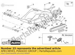 Aprilia AP8138593, Ketting kap, OEM: Aprilia AP8138593