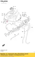 4454644H00, Suzuki, guma, zbiornik paliwa suzuki  gsx r sfv 600 650 750 2009 2010 2011 2012 2014 2015 2016 2017 2018 2019, Nowy