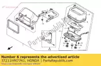 37211HM7741, Honda, casquette honda trx400fw fourtrax foreman 400 , Nouveau