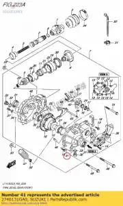 suzuki 2746131GA0 deksel, laatste dri - Onderkant