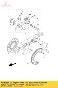 yamaha 3ET257190000 bande - La partie au fond