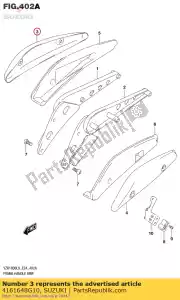 suzuki 4161648G10 piastra, cornice han - Il fondo