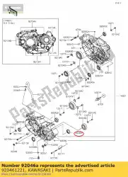 Aquí puede pedir aguja de rodamiento kx125-k1 de Kawasaki , con el número de pieza 920461221: