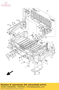 yamaha 1XDK71800000 loquet - La partie au fond