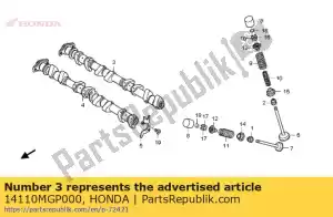 Honda 14110MGP000 albero a camme comp., in. - Il fondo