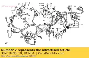 honda 30701MN8010 nasadka za?., t?umik ha?asu - Dół