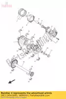 1RC116561000, Yamaha, plane bearing, connecting rod yamaha  mt xsr 660 690 700 850 890 900 2014 2015 2016 2017 2018 2019 2020 2021, New