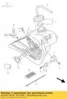 4420027870, Suzuki, dop, brandstoftank f suzuki rm sw lw 125 250 80 85, Nieuw