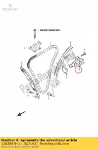 Suzuki 1283047H00 regolatore assy, ??t - Il fondo