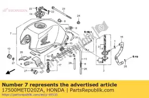 honda 17500METD20ZA tank set, fuel (wl) *type1 * (type1 ) - Bottom side