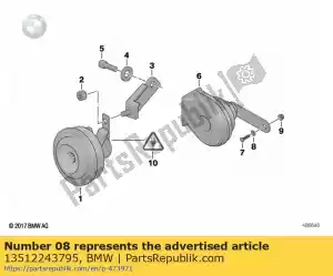 bmw 13512243795 washer - 18x8,4x3 - Bottom side