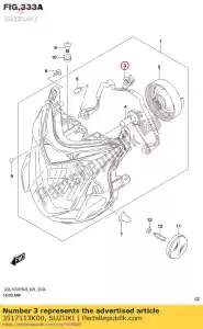 suzuki 3517113K00 koord assy - Onderkant