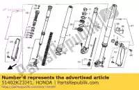 51402KZ3J41, Honda, spring, fr. fork (showa) (4.12n/mm,0.42kgf/mm) honda cr 250 2002 2003 2004 2005 2006 2007, New