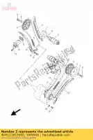 4VR121810000, Yamaha, árbol de levas 2 yamaha  xvs 650 1997 1998 1999 2000 2001 2002 2004 2005 2006 2017 2018, Nuevo