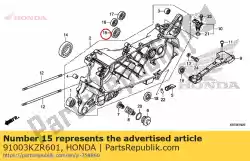 Aquí puede pedir rodamiento, bola radial, 6204 (ntn) de Honda , con el número de pieza 91003KZR601: