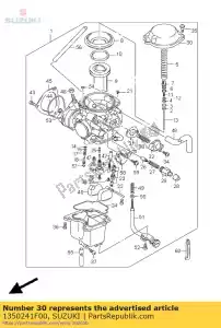 suzuki 1350241F00 cubierta de diafragma - Lado inferior