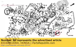 Here you can order the panel, r. Shelter switch from Honda, with part number 83160MCA000: