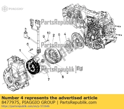 Aprilia 8477975, Kompletter freilauf, OEM: Aprilia 8477975