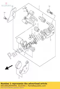 suzuki 6910002B44999 zespó? zacisku, dot - Dół