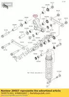 390071262, Kawasaki, Arm-susp,uni trak kawasaki kx  w b a d c monster energy 85 ii kx80 sw lw kx85 big wheel kx85ii 80 , New