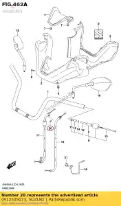 suzuki 0912505073 screw - Bottom side