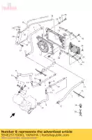 5B4E25770000, Yamaha, mangueira 2 yamaha yxr 700 2008 2009 2011 2012 2013, Novo