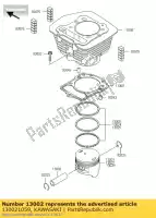 130021059, Kawasaki, pistón kawasaki klf300 4x4 kvf300 prairie 300 , Nuevo