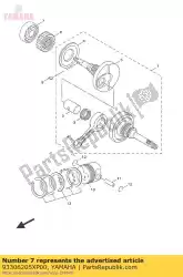 Tutaj możesz zamówić ? O? Ysko od Yamaha , z numerem części 93306205XP00: