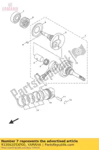 yamaha 93306205XP00 ?o?ysko - Dół