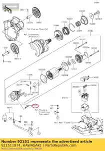 kawasaki 921511874 bolt,6x35 ej650-a1 - Bottom side