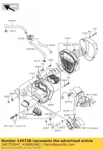 kawasaki 140730047 condotto, aspirazione vn2000-a1 - Il fondo