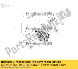 Here you can order the gasket ring 45x58x7 from Piaggio Group, with part number GU90404558: