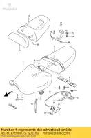 4518017E006US, Suzuki, Banda comp, asiento suzuki gsx r750w 750 , Nuevo