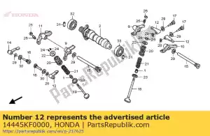 honda 14445KF0000 braço, válvula de entrada sub rocker - Lado inferior