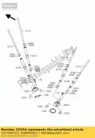 321540022, Kawasaki, tubo, asta di spinta vn2000-a1h kawasaki vn 2000 2004 2005 2006 2008 2009 2010, Nuovo