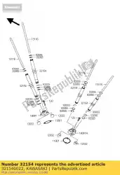 Here you can order the pipe,push rod vn2000-a1h from Kawasaki, with part number 321540022: