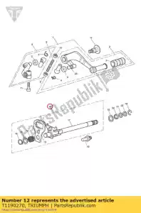 triumph T1190270 mechanism assy, pivot gchange - Bottom side