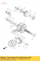 990093250000, Yamaha, circlips (46t) yamaha yp 400 2005 2006 2007 2008 2009 2010 2011 2013 2014 2015 2016, Nouveau