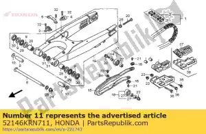 honda 52146KRN711 guida, catena - Il fondo