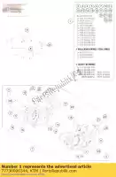 77730000344, KTM, carter moteur cpl. 250 husqvarna ktm  exc xcf 250 2014 2015 2016, Nouveau