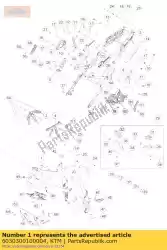 Qui puoi ordinare frame '603ma da KTM , con numero parte 6030300100004: