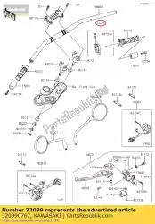 Here you can order the case,throttle zr1000fff from Kawasaki, with part number 320990767: